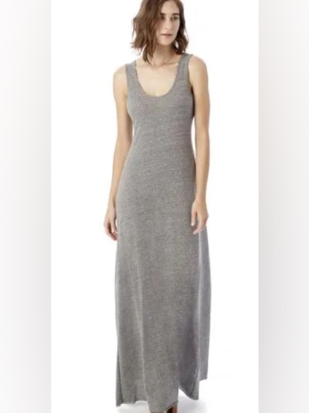 Alternative Apparel Grey Racerback Maxi Dress